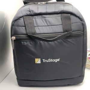 Lunch Bag Box Reusable Insulated Black Leakproof Thermal Cooler Sake NWOT